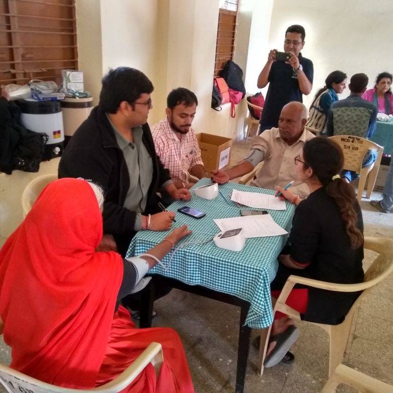 Diabetes and BP camp in Rural-area